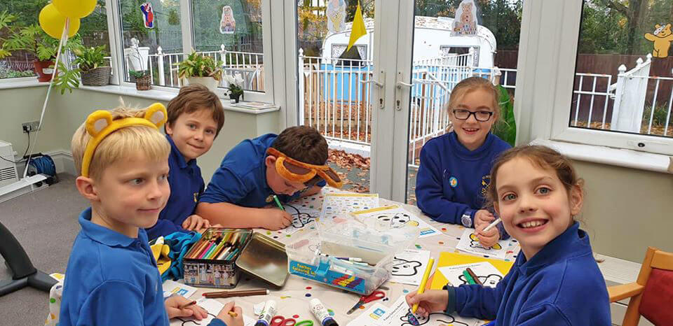 Colouring in for Children in Need